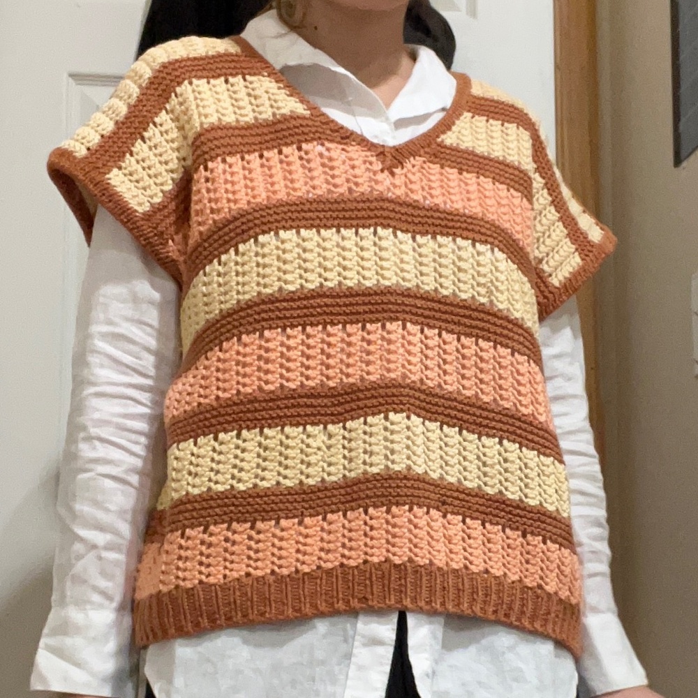Crochet vest